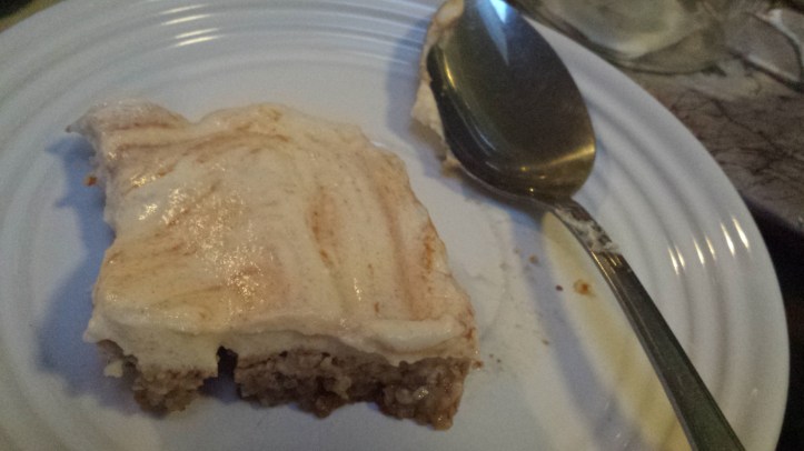 Yoghurt and Nut Slice